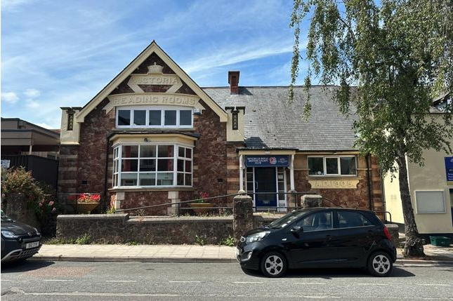 Minehead's Victoria Reading Rooms, the ex-Royal British Legion Club, is for sale.