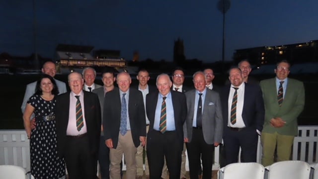 From left to right front row -Caroline Matravers, William Ladds, Vic Marks, Doug Sherring, ( President)  Keith Coulman and Graham Scott
 
Back row- Pete Matravers, Miles Richards, Dan Cross, Harry Everett, Ben Luxton, Steve Edmunds, Phil Matravers and Tom Gliddon.