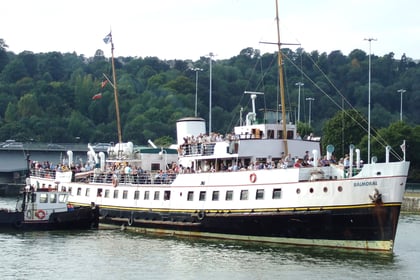 MV Balmoral will host the Watchet exhibition at Bristol docks
