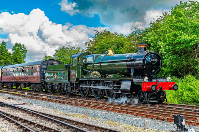 Visiting steam locomotive no.6880 Betton Grange is leaving the West Somerset Railway at the end of July. 