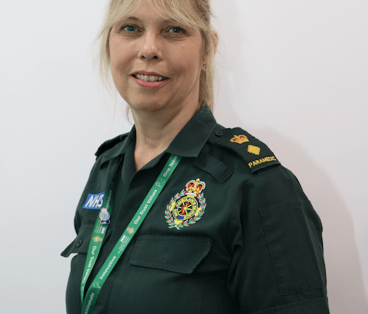 The ambulance service's Jane Whichello, who is doing a skydive to raise funds for voluntary first responders.