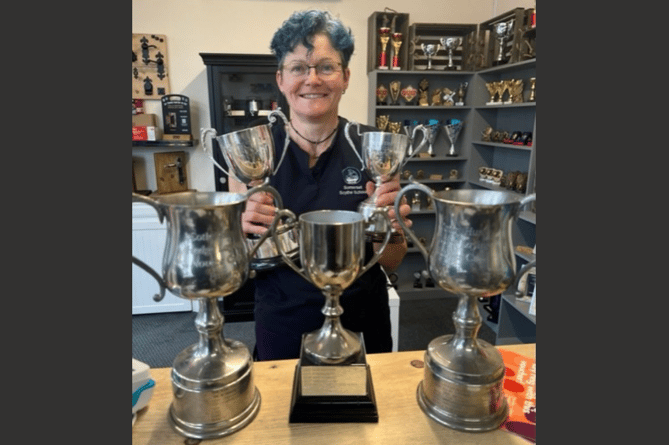 Andi Rickard brings home multiple wins at Wandlebury Scything Festival