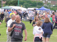 Village welcoming visitors for annual country fair