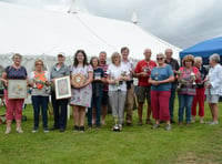 Huge number of entries for village summer flower show