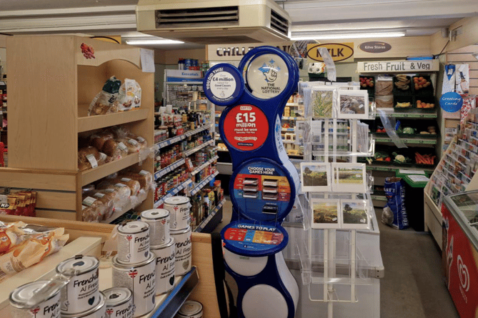 A view inside Kilve Stores, which may be converted to residential use.