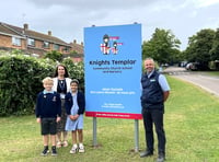 House builder provides new electric gates for school