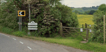 Vandals strike on village bridleway