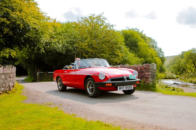 The vehicles followed an 80-mile route through some the most remote parts of the moor (Photo: Debbie Tucker)
