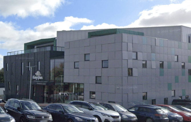 Kingspan Group's headquarters in Kingscourt, Co. Cavan, Ireland. 