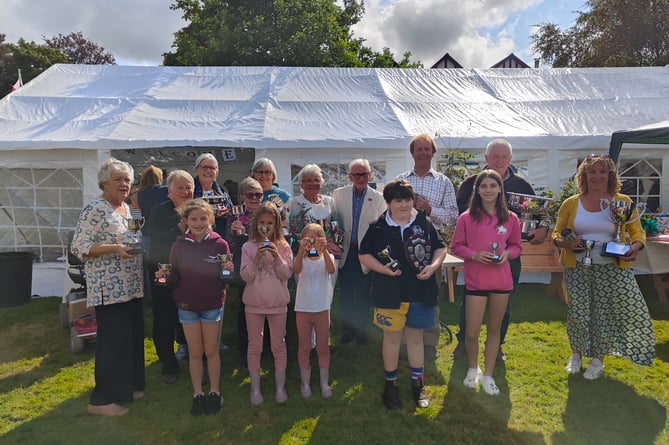 The winners at Exford Flower and Produce Show (Photo: Exford Flower and Produce Show Committee)