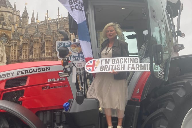 New MP Rachel Gilmour backing British farmers.