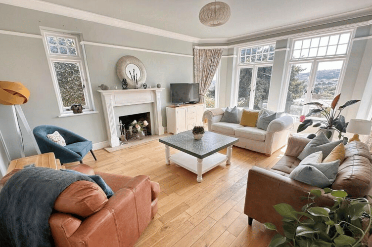 Semi-detached family home comes to market on the North Hill slopes