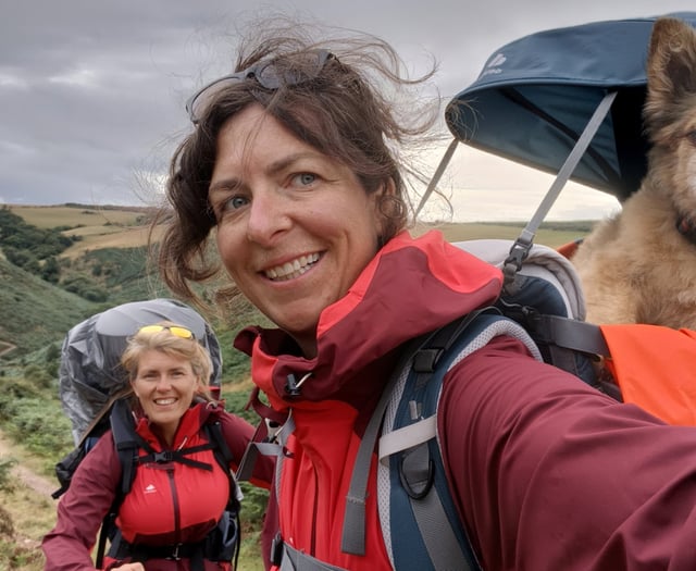 Couple take pampered pooch on England’s longest dog walk