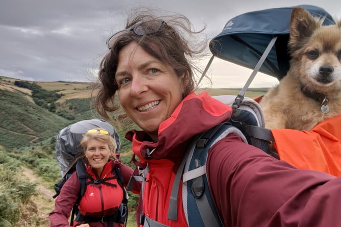 Rachel Leigh, Jill Pearson and their dog Arnie (Photo: Rachel Leigh)