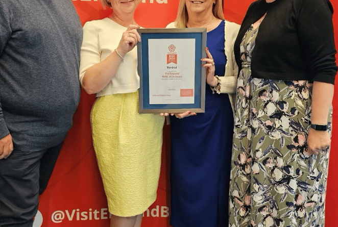 From left to right: David Oxendale, Marketing Manager, Lucy Green, Owner, June Harris, Ops Manager Gail Mayes, Head Housekeeper (Photo: Exmoor Character Cottages)