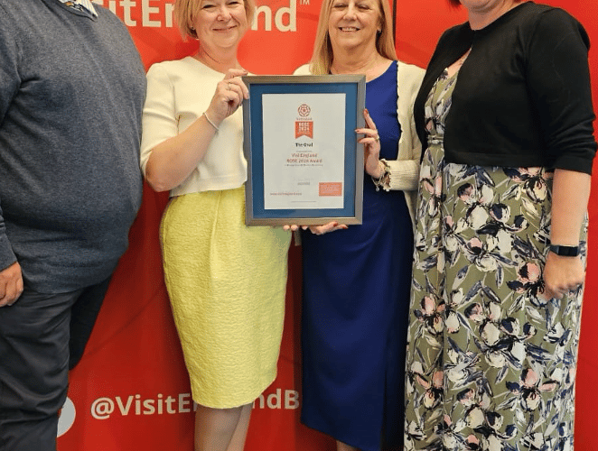 From left to right: David Oxendale, Marketing Manager, Lucy Green, Owner, June Harris, Ops Manager Gail Mayes, Head Housekeeper (Photo: Exmoor Character Cottages)