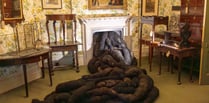 Art installation at National Trust house 'looks like pile of poo'