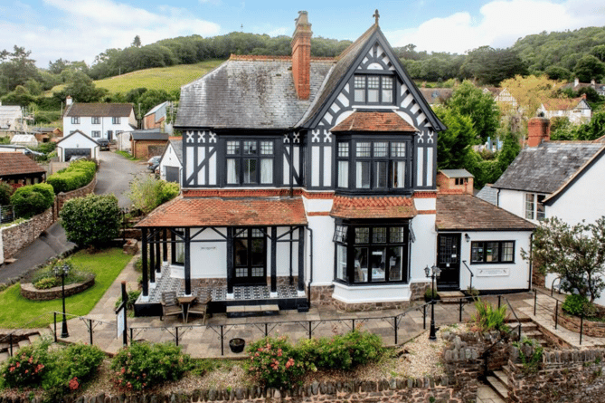 Imposing six-bedroom home in the heart of Porlock comes to market