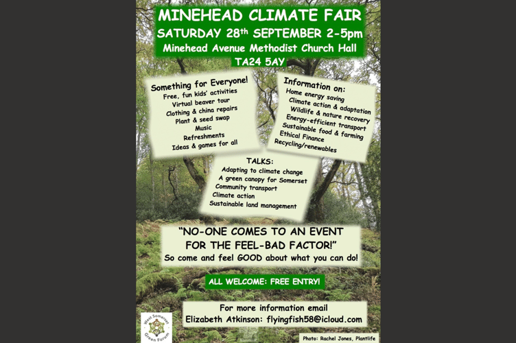 Minehead Climate Fair aims to inspire West Somerset with positive solutions