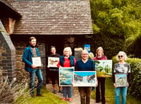 Tiny chapel hosting work by nine Exmoor artists