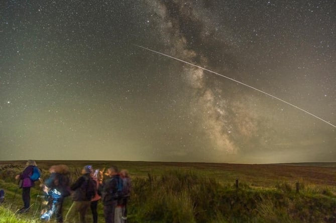 A discovery trail walk during last year's Exmoor Dark Skies Festival. 