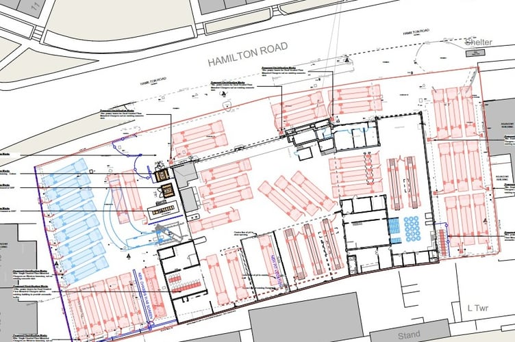 Planned improvements to the FirstBus depot on Hamilton Road in Taunton