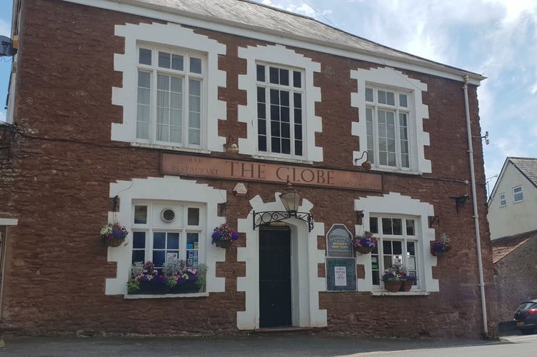 Milverton's Globe Inn is about to be closed.