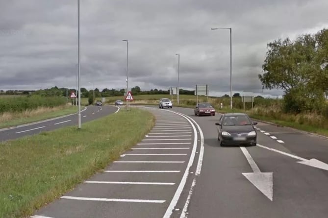 The A38 near the scene of the collision (Image: Google Maps)