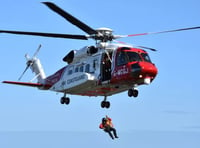 Huge emergency services response to nighttime cliff fall