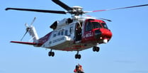 Huge emergency services response to nighttime cliff fall