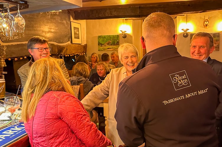 Head Chef Chanaka Fernando at The Rock Inn, Waterrow, stole the show with the pub’s recent Meat Feast event with his four-course spectacular (Photo: Red Cherry Ltd)