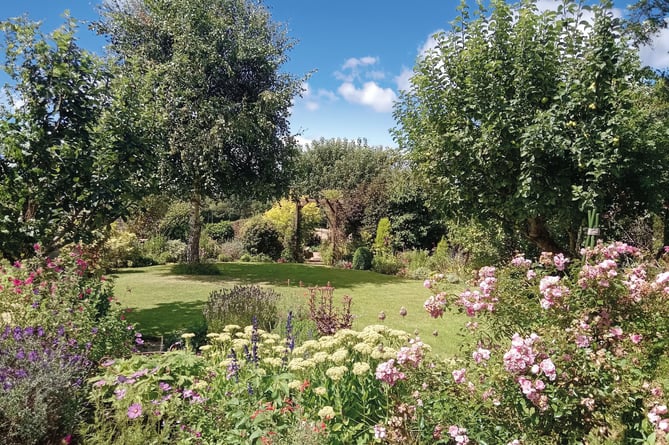 The garden of Pembroke, in Blagdon Hill, on the Backdown Hills near Wellington, were among more than 60 which opened to the public in support of St Margaret's Hospice. PHOTO: Hayley Milne.