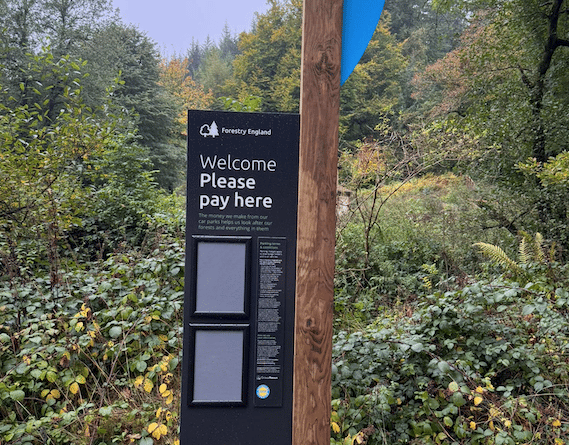 New parking payment machines have been installed by Forestry England in Great Wood, on the Quantock Hills near Nether Stowey.