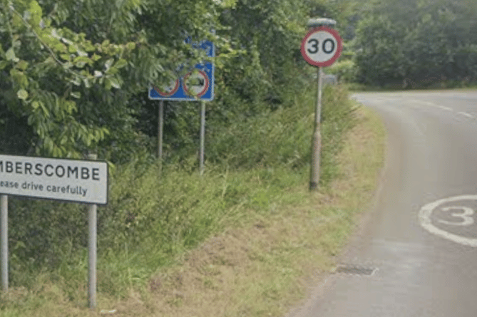 Speeding traffic in Timberscombe is causing concern among parish councillors. PHOTO: Google Maps.