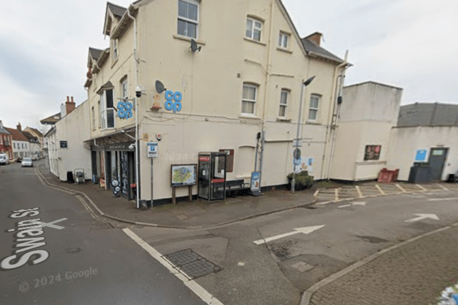 The Swain Street car park entrance in Watchet next to the Co-op was rumoured to soon be closed off. PHOTO: Google Maps.