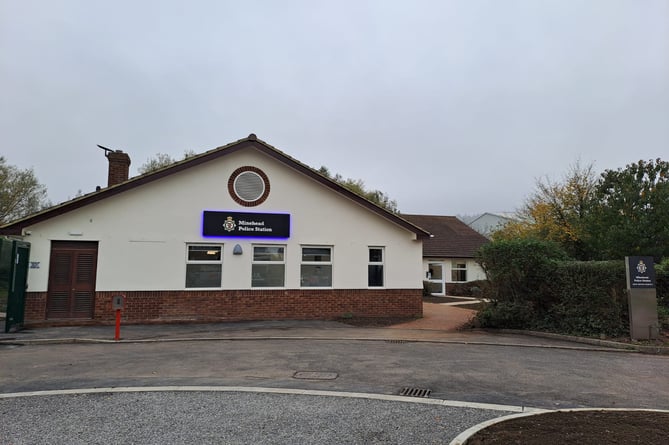 The new Minehead Police Station on Stephenson Road