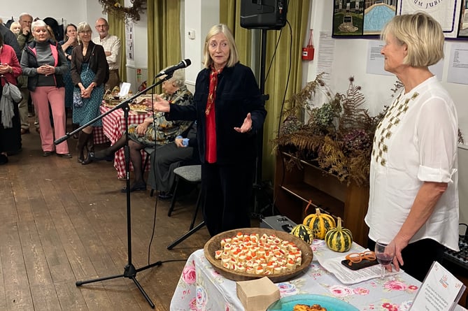 Baroness Rosie Boycott and Wivey Kitchen founder
Kate Benson at the charity's celebration