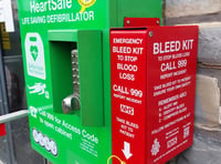 Mayor funds two community bleed kits for town