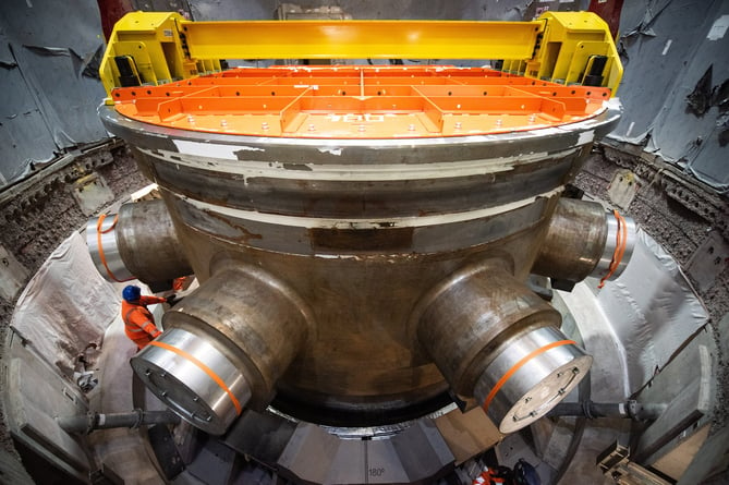 Workers building the Â£26bn Hinkley Point C nuclear power station have installed Britainâs first new nuclear reactor for more than 30 years. The first of two 13m long âreactor pressure vesselsâ will produce enough energy alone to generate reliable low carbon electricity for 3m homes. With two units, the power station will provide Britain with 7% of its electricity. This major milestone comes less than 12 months after the huge steel dome was lifted in place to close the reactor building at the Somerset facility. The reactor is the first to be installed at a British power station since Sizewell Bâs in 1991. Energy Secretary Ed Miliband said: âInstalling the first reactor pressure vessel at Hinkley Point C is a significant feat of engineering and a major step forward for the UKâs most advanced nuclear project.
