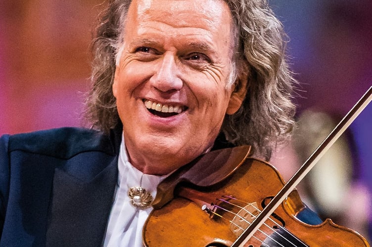 An André Rieu concert is being screened at the Regal Theatre, Minehead.