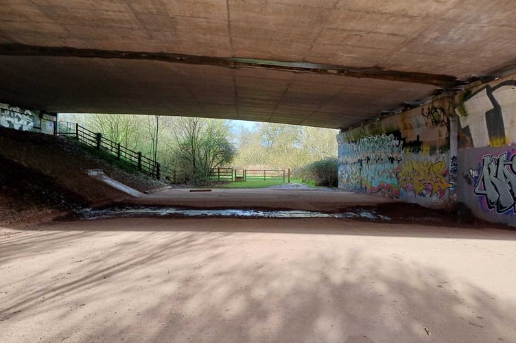 M5 underpass between Huishton and Taunton