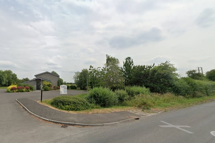 Planned site of 20 homes on the B3141 Church Road near East Huntspill Village Hall (Image: Google Maps)