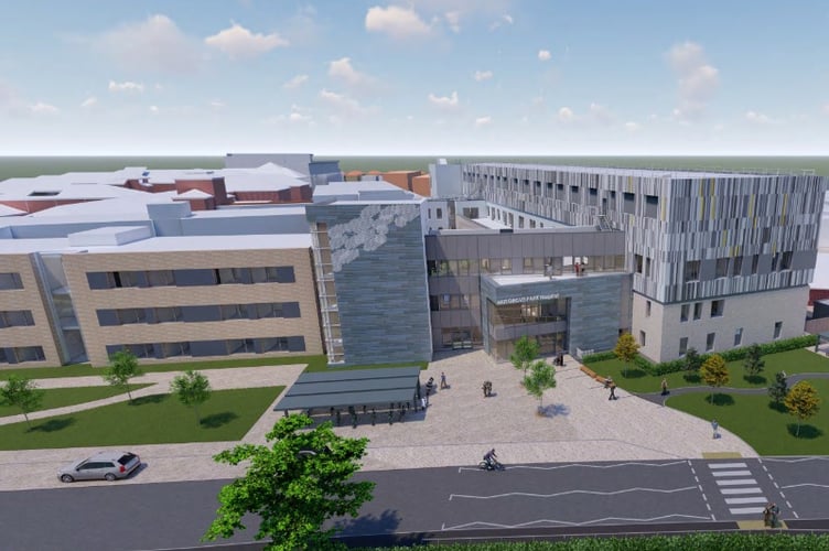 Artist\'S Impression Of The New Surgical Centre At Musgrove Park Hospital In Taunton