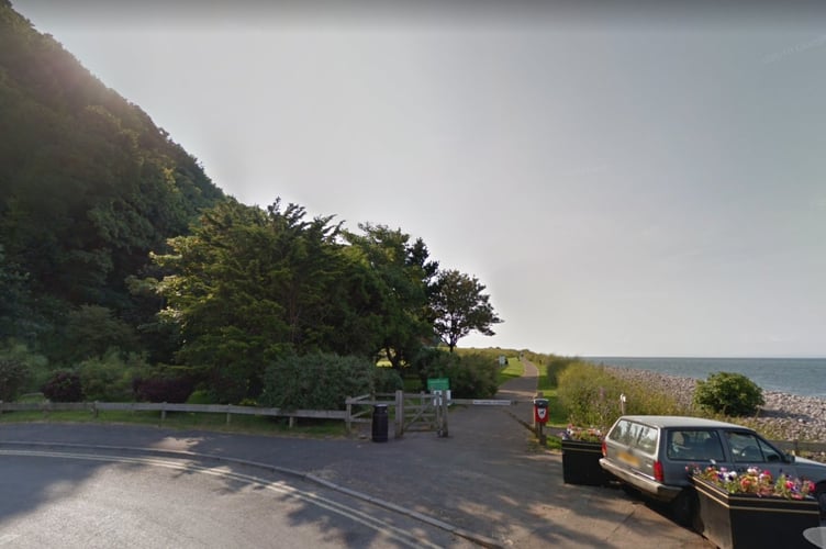 Entrance to Culvercliffe Walk on the South West Coast Path in Minehead (Image: Google Maps)