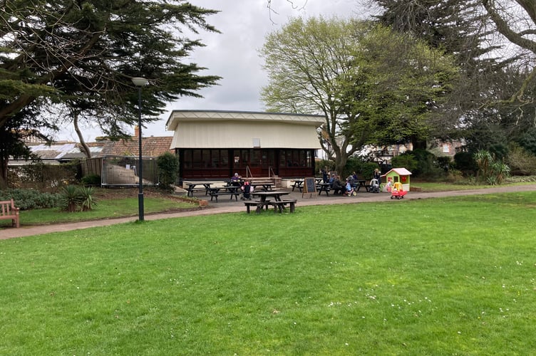 The newly-reopened Blenheim Gardens Cafe within Blenheim Gardens in Minehead (Photo: Daniel Mumby)