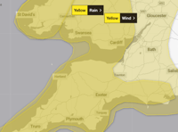 Met Office issues 'heavy rain' warning amid Storm Éowyn threat