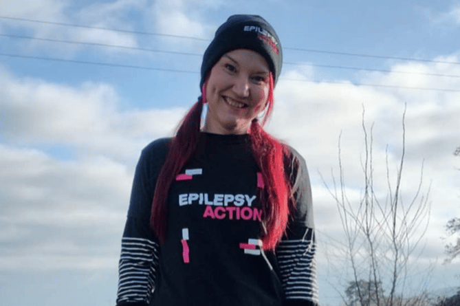 Joanne Crawley, a Minehead resident living with epilepsy, will be taking on the mammoth challenge of walking 50 miles for Epilepsy Action next month