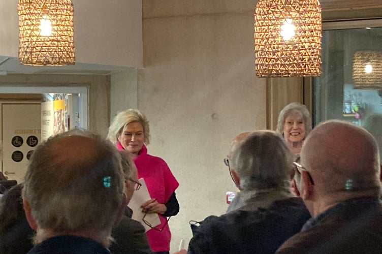 Tiverton And Minehead Mp Rachel Gilmour Speaking At An Event Organised By The Watchet Coastal Community Team 