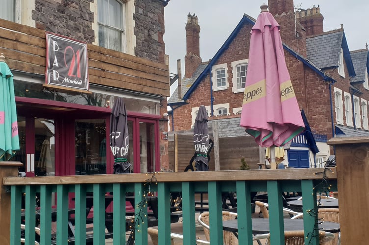 Bar 21, in The Avenue, Minehead, has applied for a licensing extension.