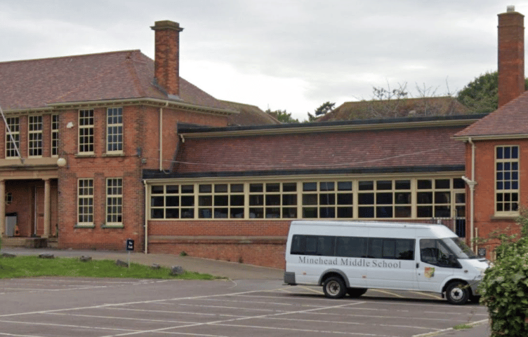 Minehead Middle School, where Beacon Education is based. PHOTO: Google Maps.